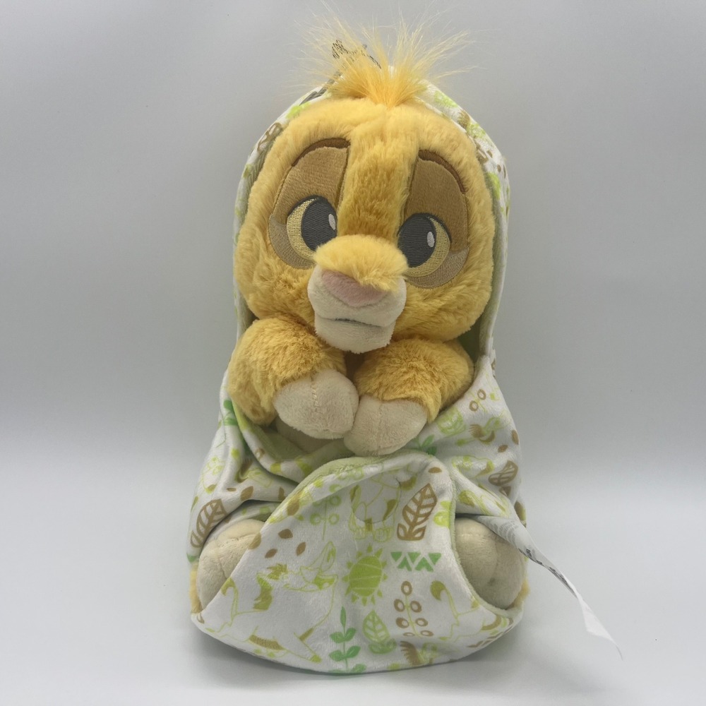 Disney Parks Simba Babies‎ Plush The Lion King Swaddle Pouch Stuffed Animal